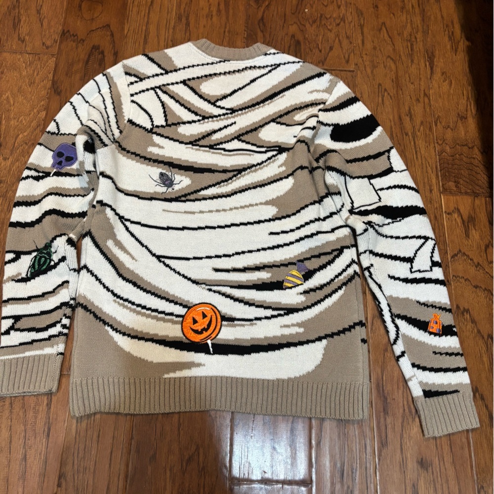 Blizzard Bay Halloween Mummy Sweater – Men’s M - Picture 12 of 12